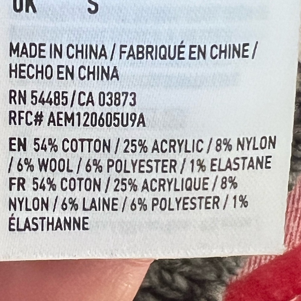 American Eagle Gray Patterned Women's Sweater Wom… - image 7